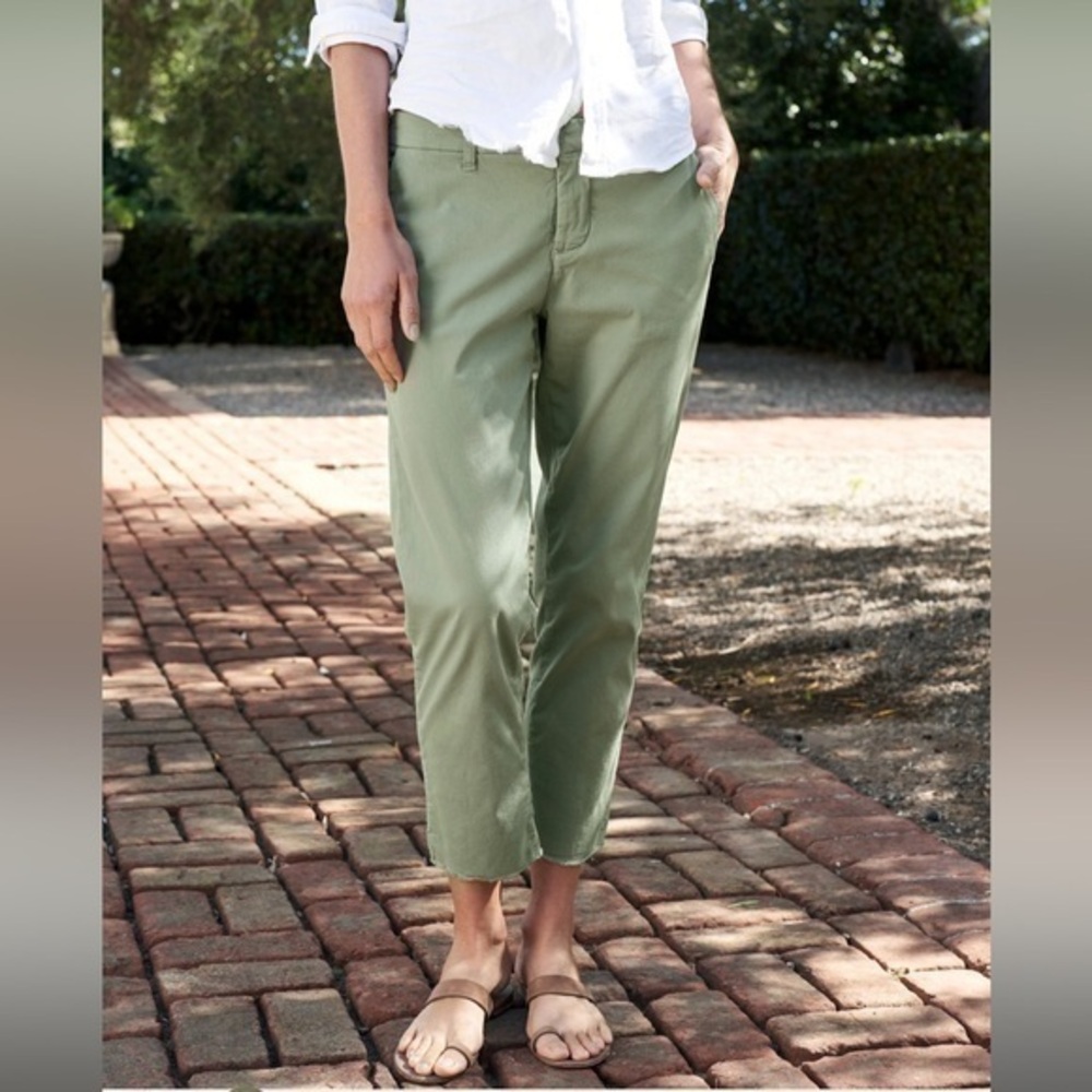 Frank & Eileen Women's Wicklow The Italian Chino Pants, Sage